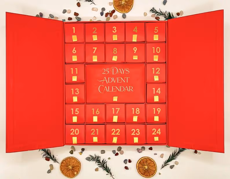 Crystal Advent Calendar for 25 Days