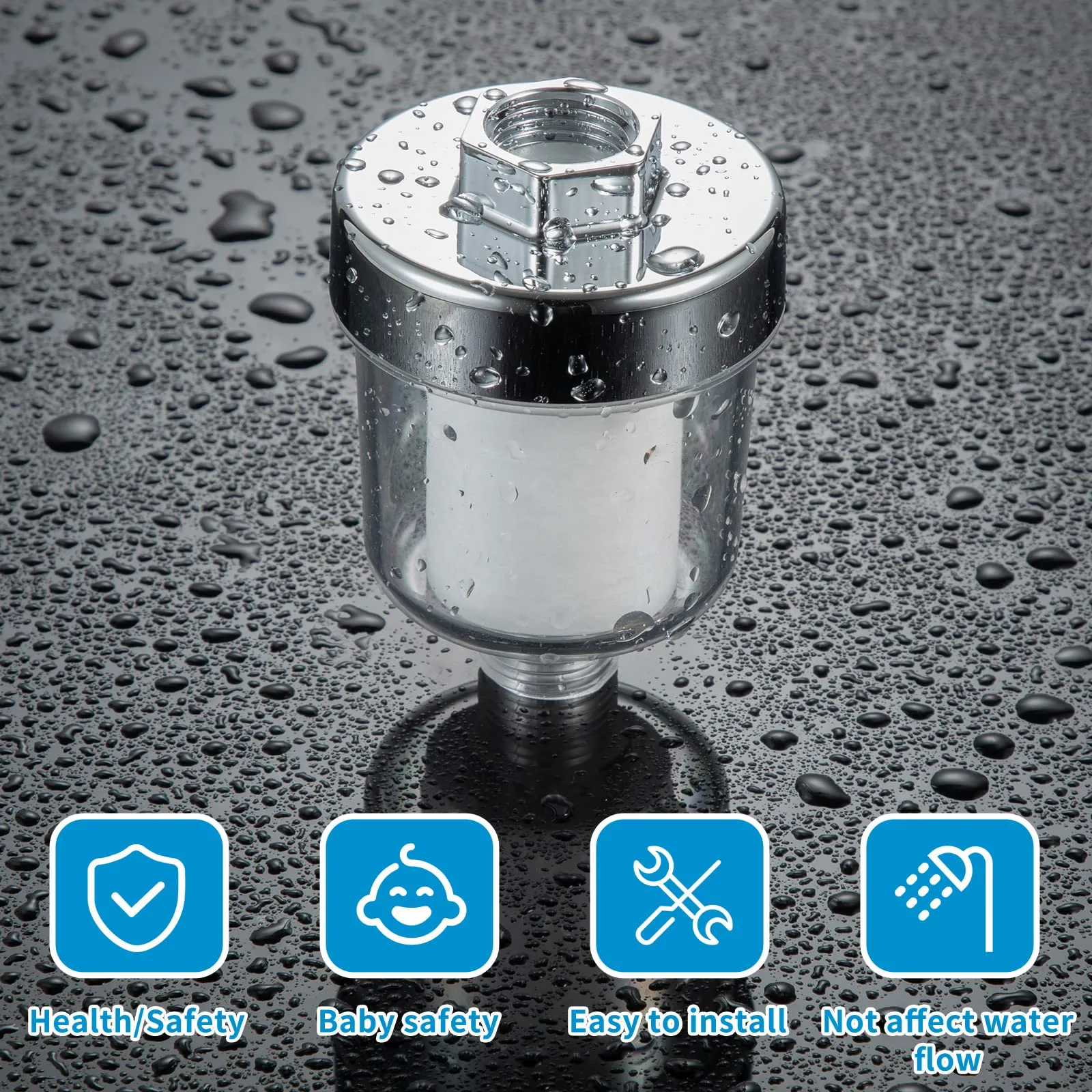 High Output Shower Filter